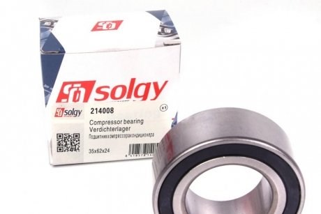 214008 Solgy rolamento de acoplamento do compressor de aparelho de ar condicionado