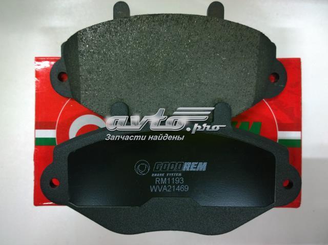 Колодки тормозные передние дисковые GOODREM RM1193