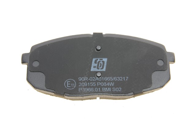 Передние тормозные колодки 209155 Solgy