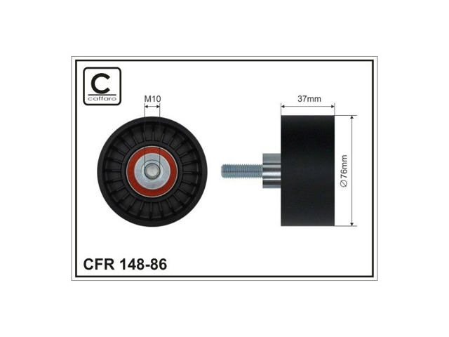 Ролик приводного ременя, паразитний CFR14886 CAFFARO