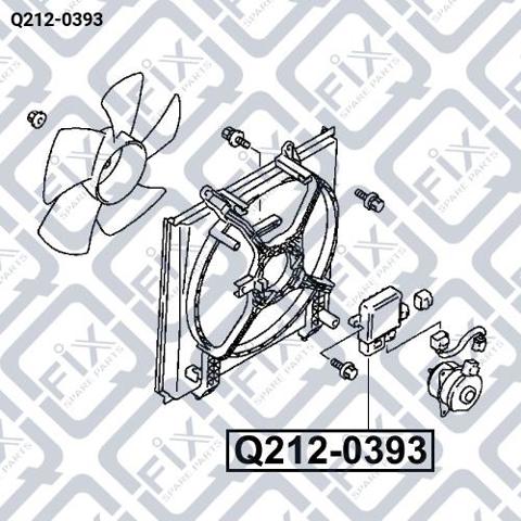 Регулятор оборотів вентилятора, блок управління Q2120393 Q-FIX