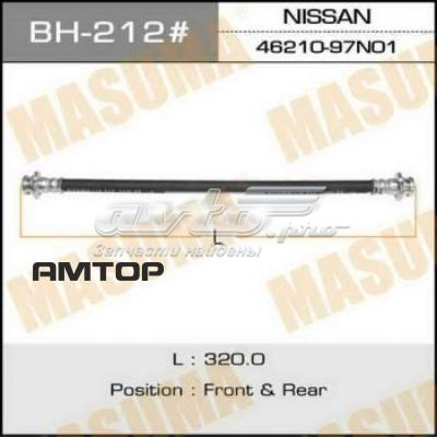 Шланг тормозной передний, левый Masuma BH212 цена, от 12.52 USD