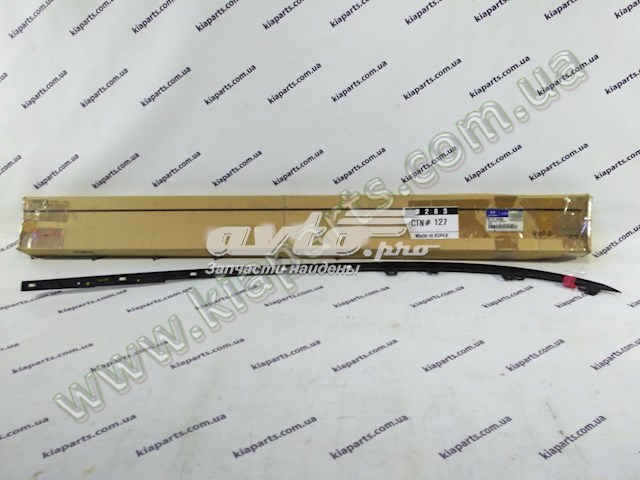 Moldura de guardabarro delantero derecho 877723V000 HYUNDAI