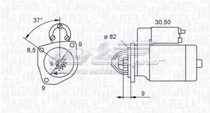 063721045010 Magneti Marelli Стартер автомобиля