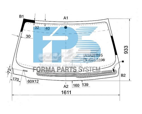 Лобовое стекло 51317143290 BMW