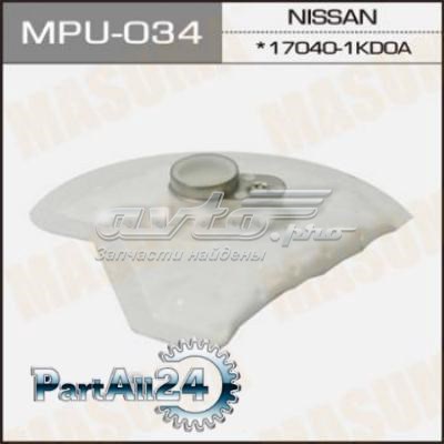 Купить MPU034 Masuma Фильтр-отстойник топлива грубой очистки