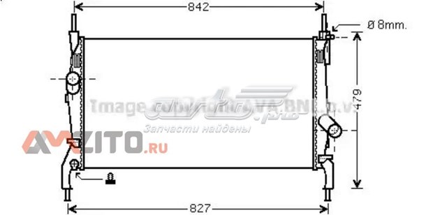 Радиатор FDA2405 AVA