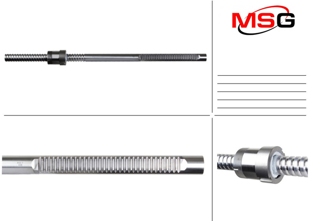 Вал (шток) рулевой рейки MS GROUP BW406NLR0C