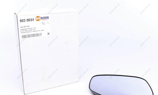 Зеркальный элемент водительского зеркала Autotechteile 5030039 цена, от 8.47 USD