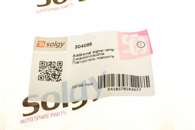 Повторитель поворота на крыле правый Solgy 304085 цена, от 8.31 USD