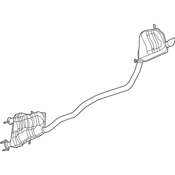 Глушитель задний 4880202AG Chrysler