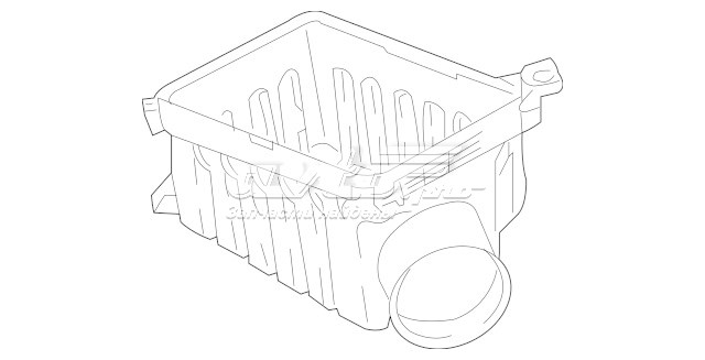 Корпус повітряного фільтра, нижня частина 281122E000 HYUNDAI