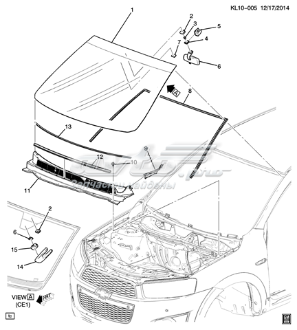 Espelho de salão interno Chevrolet Captiva preço, a partir de 46,22 USD