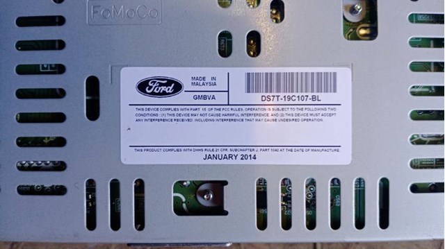  Ford DS7T19C107BM