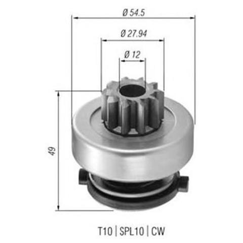 Редуктор стартера AMB0365 MAGNETI MARELLI