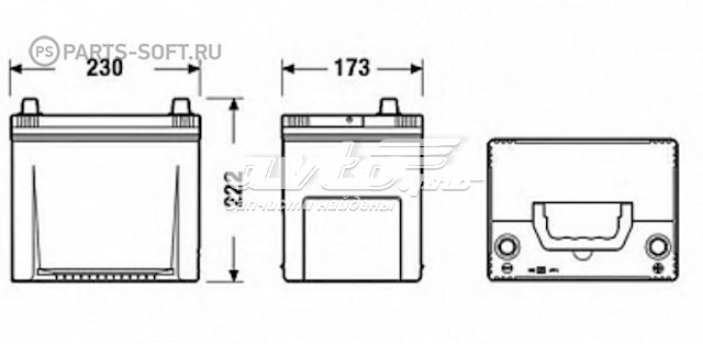 Купить Аккумулятор Tudor 65 А/ч (TA654)
