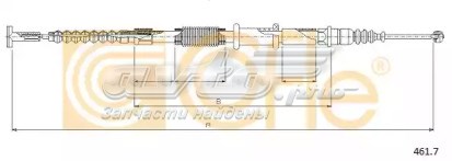 461.7 Cofle cabo do freio de estacionamento traseiro esquerdo