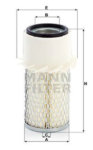 Элемент воздушного фильтра Mann-Filter C934X цена, от 14.53 USD