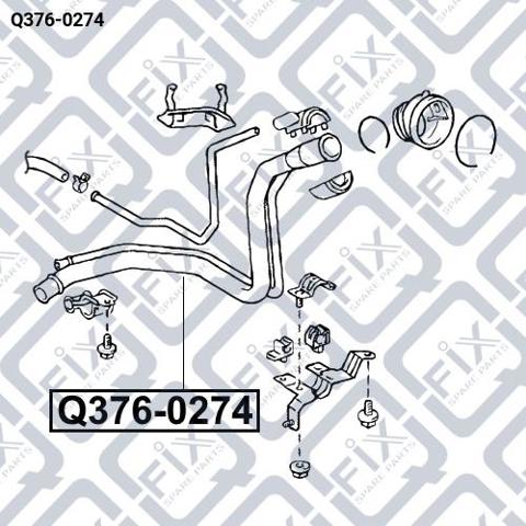 Заливная горловина топливного бака Q-fix Q3760274 цена, от 86.37 USD