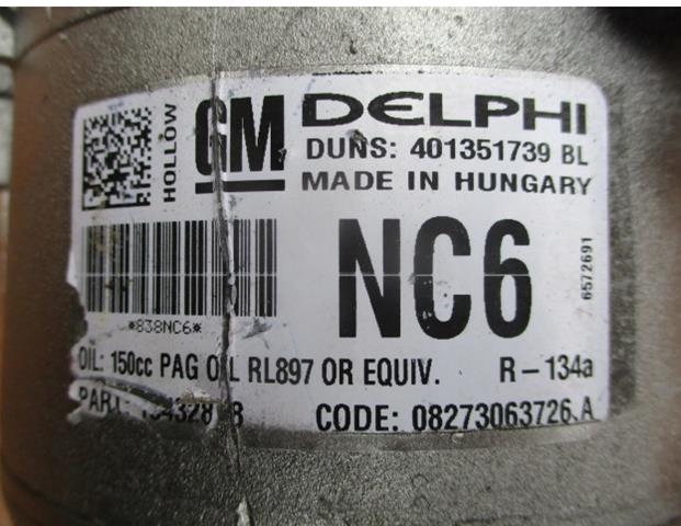 Купить 13432838 General Motors Компрессор климатической установки