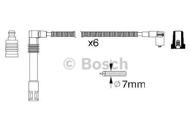 986356321 Bosch Провода высоковольтные