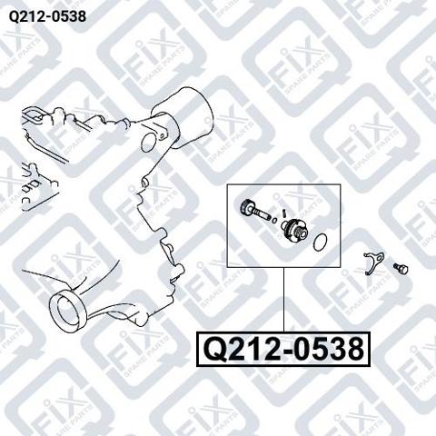 Sensor de velocidade para Mitsubishi L 200 III K60, K70