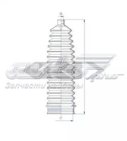 Пыльник рулевой рейки 510230 ERT