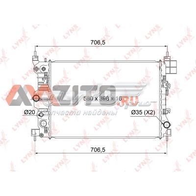 Радиатор RB1009 Lynxauto