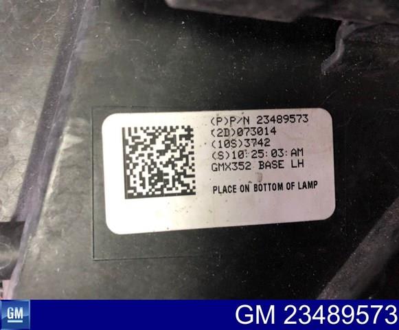 Фары General Motors 84178024