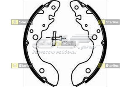 Колодки тормозные задние барабанные STARLINE BC07460