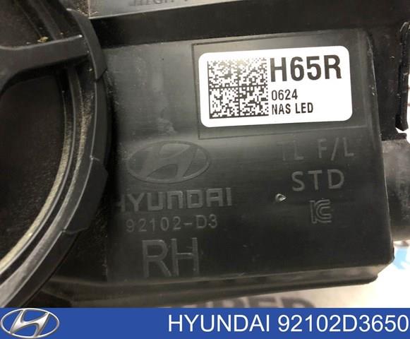 Правая блок фара Hyundai/Kia 92102D3650 цена, от 29.14 USD