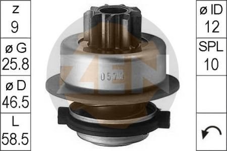 ZN0579 ZEN Привод стартера