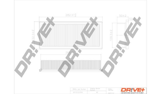 Воздушный фильтр DP1110100118 Dr!ve+