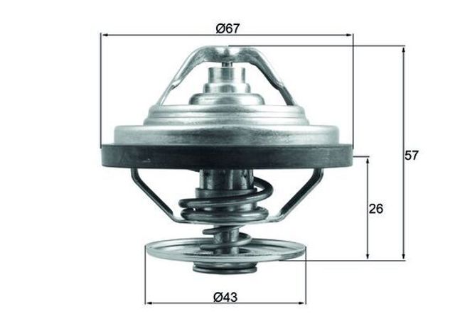 Термостат TX15883 Mahle Original