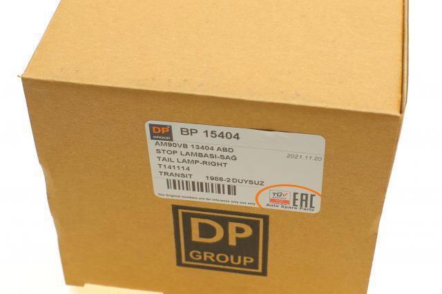 Фонарь задний правый DP Group BP15404 цена, от 15.51 USD