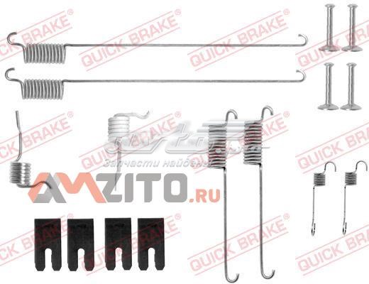 1050829 Quick Brake kit de montagem das sapatas traseiras de tambor