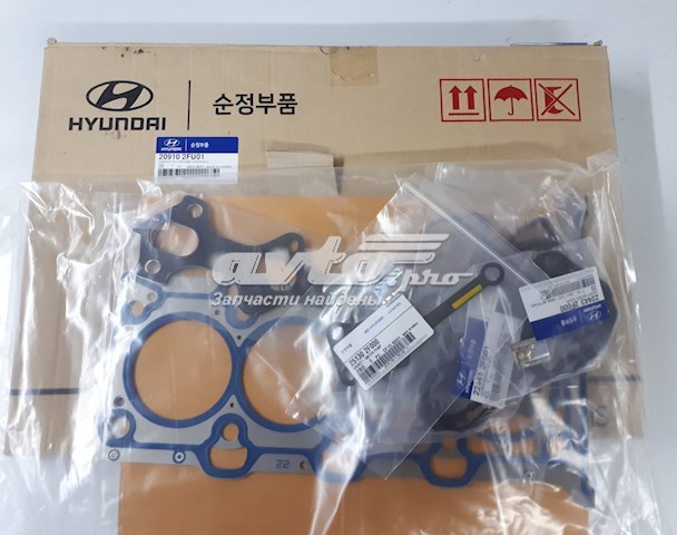 209102FU01 Hyundai/Kia kit de vedantes de motor completo