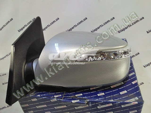 Левое боковое зеркало 876102S010 Hyundai/Kia