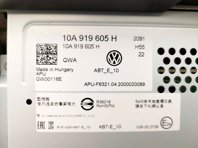  10A919605H VAG