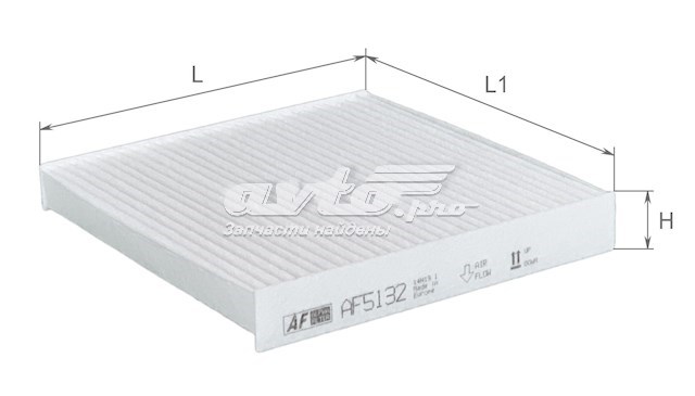 Купить AF5132 Alpha Filter Фильтр салона угольный