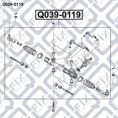 Q0390119 Q-fix Управление рулевое в сборе