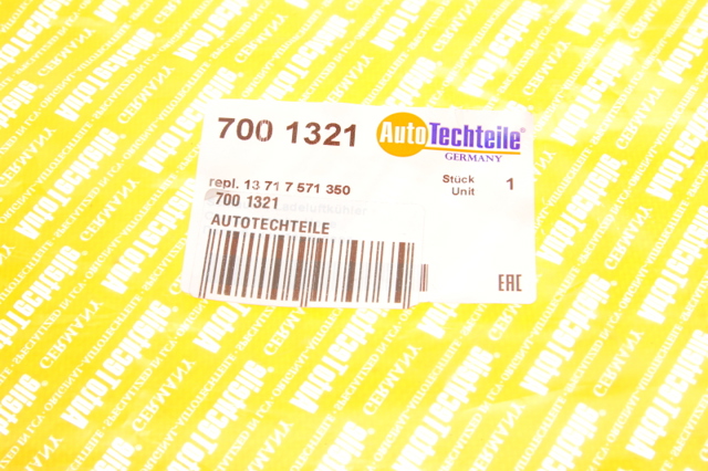Патрубок интеркулера 7001321 Autotechteile