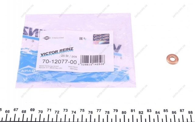 Junta anular, inyector 701207700 VICTOR REINZ