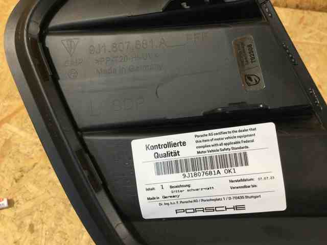  9J1807681AOK1 Porsche