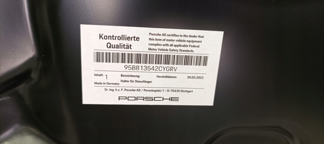  Porsche 95B813542CYGRV цена, от 254.94 USD