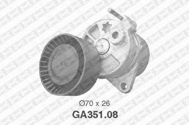 Натяжная планка поликлинового ремня NTN GA35108