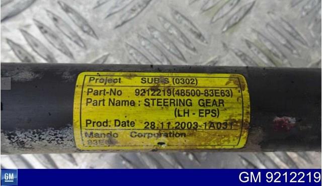 9212219 Opel 