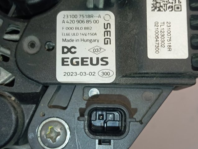 Генератор 231007518R Renault (RVI)