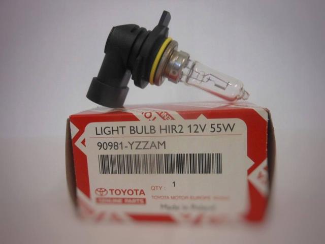 90981YZZAM TOYOTA Bombilla halógena original y equivalente