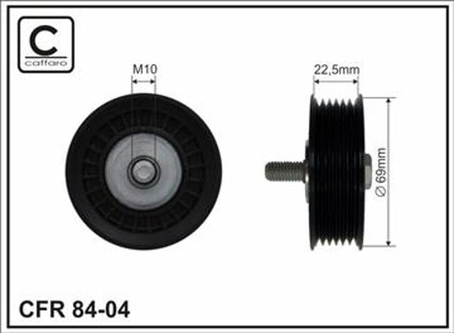 Ролик приводного ременя, паразитний 8404 CAFFARO
